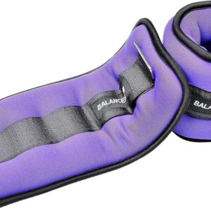 Fitvids Fully Adjustable Ankle Wrist Arm Leg Weights, 1-20LBS, Multiple Options