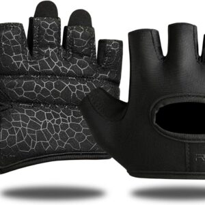 Minimal Weight Lifting Gloves,Short Micro Workout Gloves Grip Pads with Full Palm Protection & Extra Grip for Men Women Weightlifting,Gym,Exercise Training