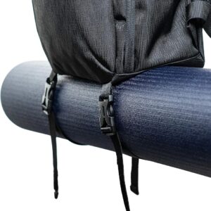 Mount Adams Yoga Mat Mid-Size Backpack for Workout Gear and Fitness Accessories, Stain Resistant, Adjustable Travel Pack