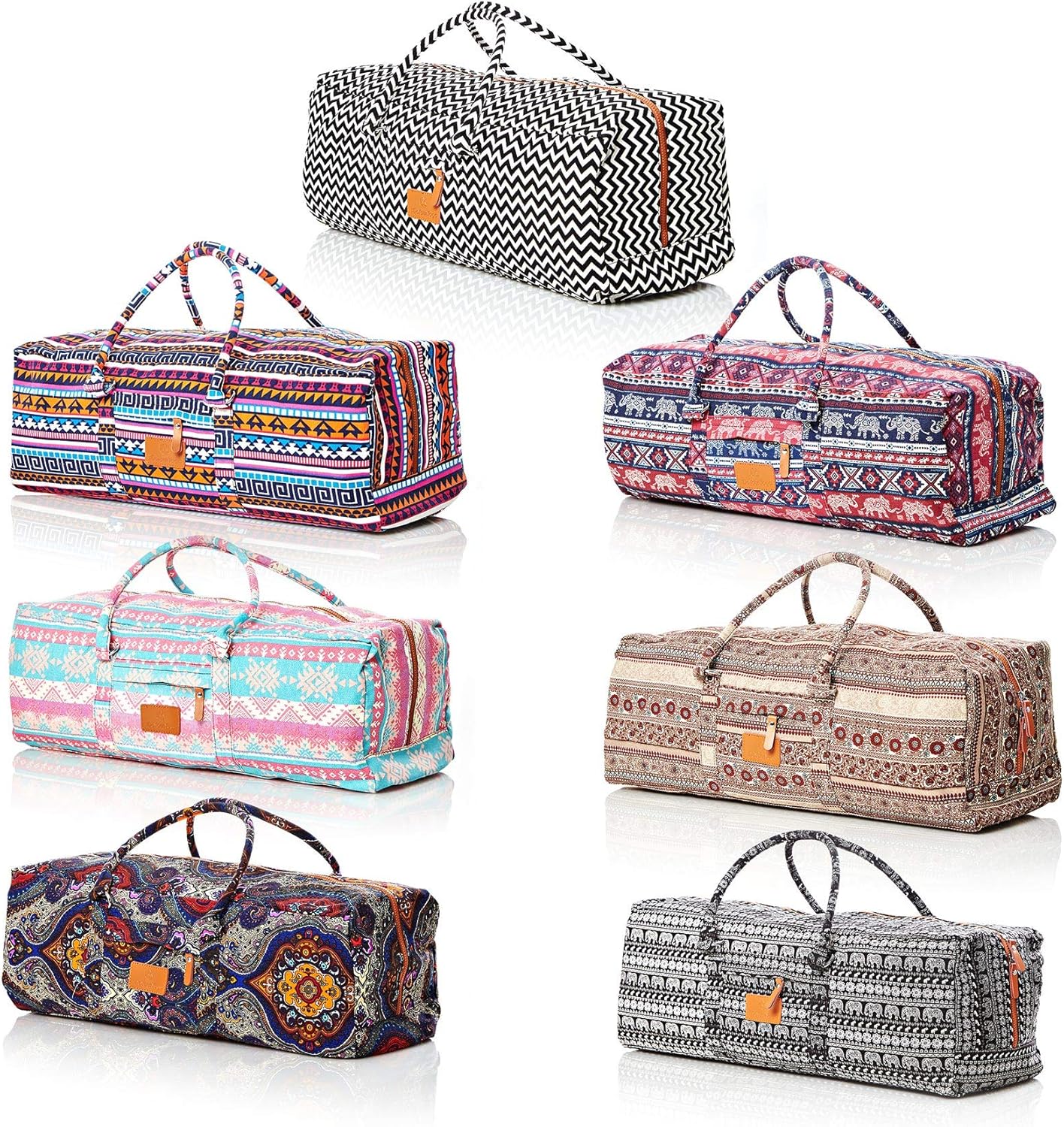 #DoYourYoga Full-Zip Extra Large Yoga Mat Tote Bag with Multi-Functional Storage Pockets for Sports Gym Pilates »Ghanpati« - Image 2
