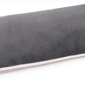 Unscented Weighted Eye Pillow for Yoga, Relaxation | Microwavable Moist Heat Eye Compress Mask with Washable Cover for Meditation, Yoga, Spa, Sleeping, Migraine Relief