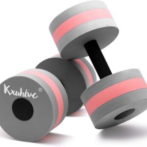 Water Dumbbells Aquatic Exercise Dumbells Water Aerobics Workouts 2PCS Foam Barbells for Men Women Water Sports Fitness Tool