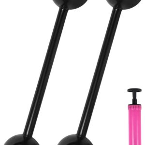 2 PCS Giant Inflatable Dumbbell Barbell,Funny Carnival Circus Birthday/Halloween Party Decorations Fake Weights Cosplay Props Party Supplies,Blow Up Strongman Costume Photo Booth Props Accessory