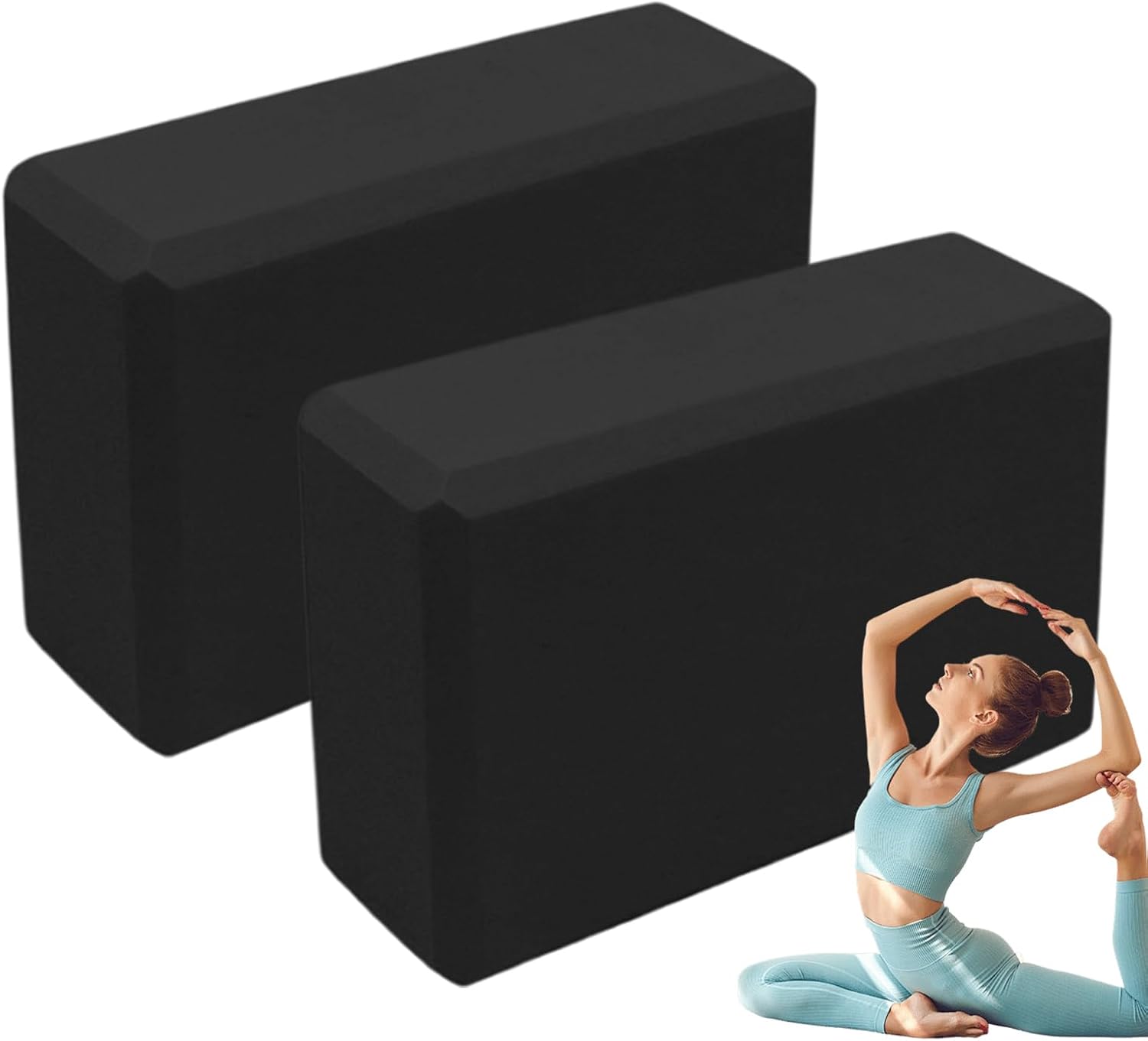 Slip Resistant Exercise Block - Workout Balance, EVA Foam Stretcher with Stable Support, Yoga Accessory with High Density Material, Fitness Tool Easy Use, Exercise Block for Beginner Advanced - Image 9