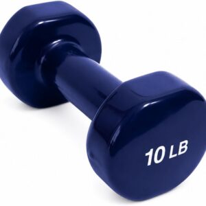 Vinyl Coated Fitbell Dumbbell (1LB to 15LB, Pack of 1, 2, 4) | Durable Anti-Roll Anti-Slip, Multi-Color | Ideal for Arm Rows Squats Chest Presses Bicep Curls Walking Jogging & Yoga