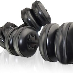 Water Filled Dumbbells Set – Water Filled Weights – Portable Travel Weights – Adjustable Dumbbells