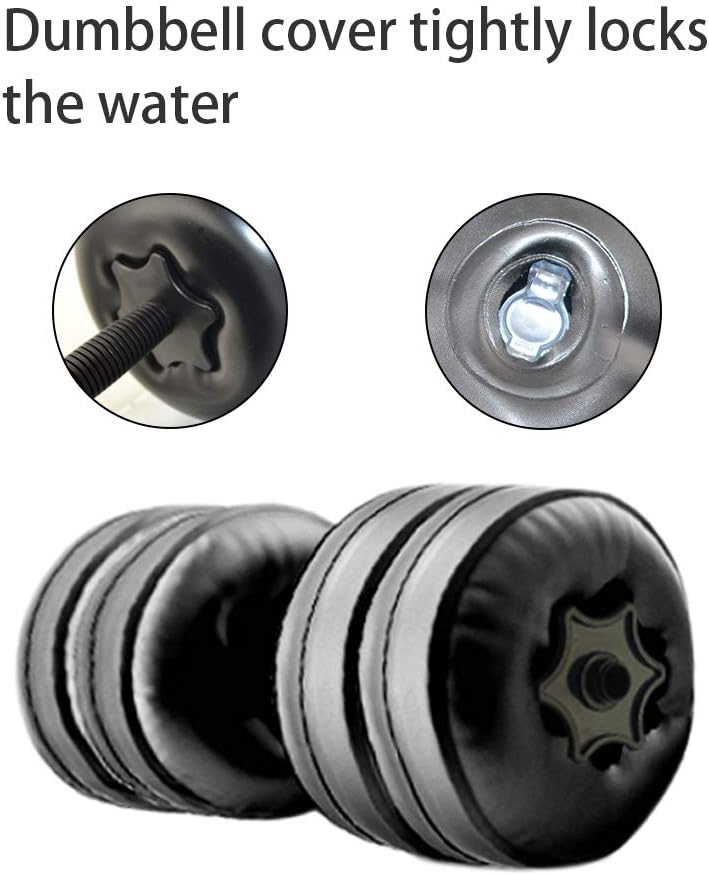 Water Filled Dumbbells Set - Water Filled Weights - Portable Travel Weights - Adjustable Dumbbells - Image 8