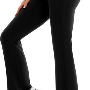 Ipletix Flare Leggings for Women-Bootcut Yoga Pants for Women High Waisted Flared Leggings Dress Pants