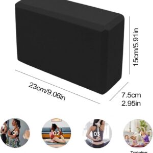 Slip Resistant Exercise Block – Workout Balance, EVA Foam Stretcher with Stable Support, Yoga Accessory with High Density Material, Fitness Tool Easy Use, Exercise Block for Beginner Advanced