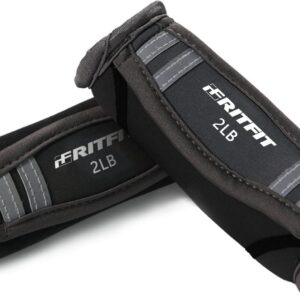 RitFit Soft Hand Weights Set – 0.5/0.75/1/1.5/2 LBS (1 Pair) Walking Dumbbell for Women & Men with Reflective Straps – Jogging, Running, Physical Therapy, Aerobics – Pink Orange Blue Grey Black