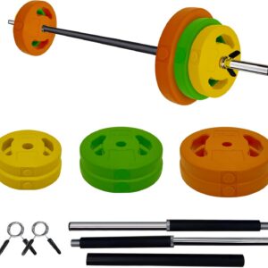 Adjustable Barbell Weight Set,Free Weights Cardio Pump Set for Lifting, Strength & Muscle Development, Lifting Dumbbell Kit for Home Gym,Women and Men Equipment