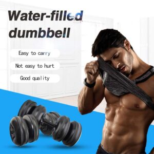 Water Filled Dumbbells Set – Water Filled Weights – Portable Travel Weights – Adjustable Dumbbells
