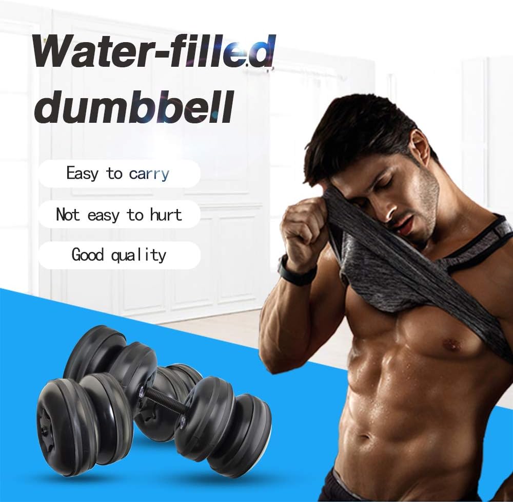Water Filled Dumbbells Set - Water Filled Weights - Portable Travel Weights - Adjustable Dumbbells - Image 2