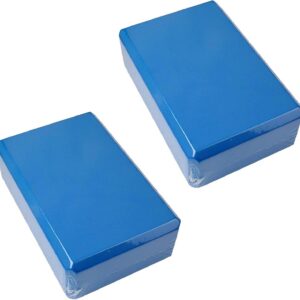 Yoga Blocks 2 Pack, High Density EVA Foam Block, Non-Slip Yoga Bricks, Gym Bricks, Fitness Exercise Blocks for Balance Training, Stretching, Pilates, Meditation, Support Deepen Poses