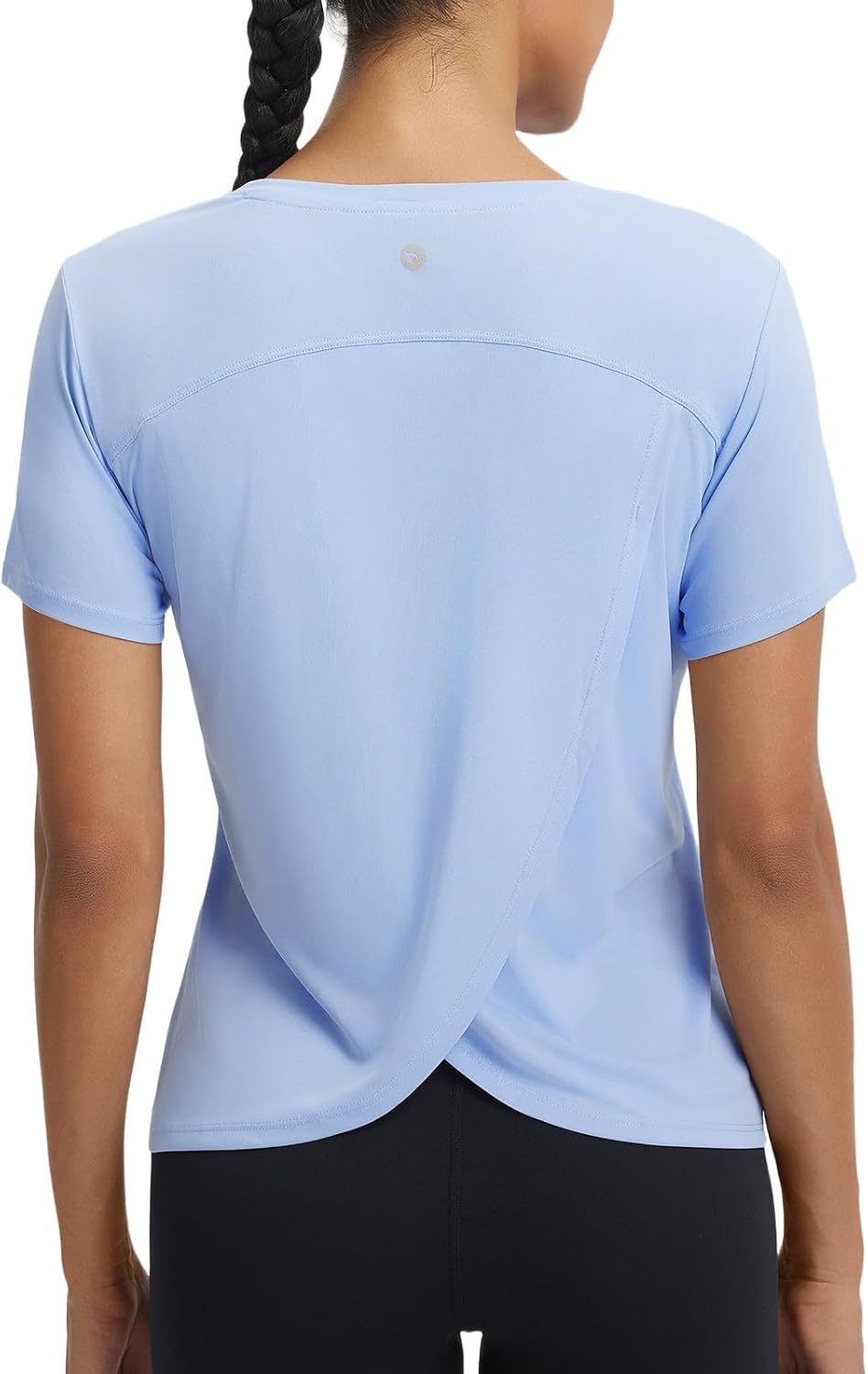 baleaf Women's Short Sleeve Workout Shirts Athletic Tops Sun Protection Breathable T-Shirts Quick Dry Gym Running Tennis