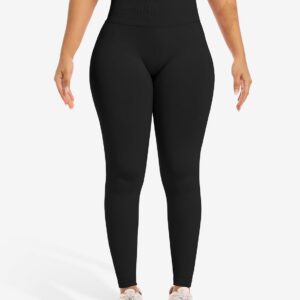 Ieumaz Scrunch Butt Lifting Leggings for Women Gym Seamless Workout Leggings Mid Low Waist Tummy Control Yoga Pants