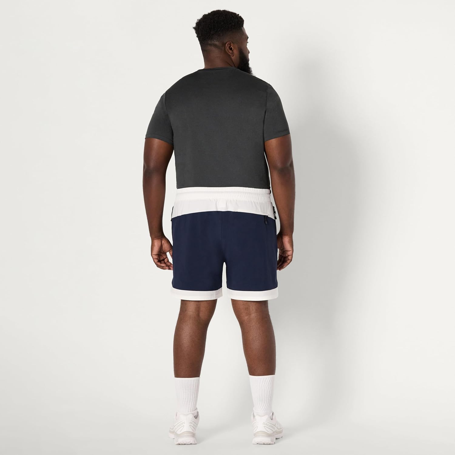 Amazon Essentials Men's Athletic Performance Stretch Contrast Woven Gym Training Short with 6" Inseam - Image 7