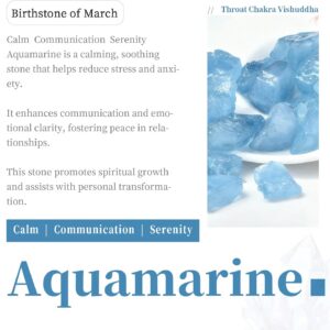 SUNYIK Natural Aquamarine Tumbled Chip Stone, Throat Chakra Crystal Pillow for Healing Reiki, Sphere Sculpture Figurine Point Display Stand