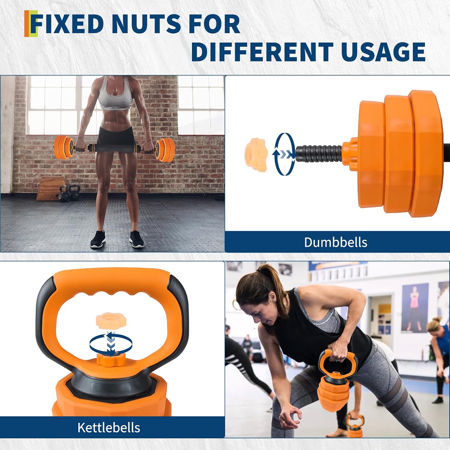 Adjustable Dumbbell Set,Weight Set As Dumbbell,Barbell,Kettlebell, Pull Up - Image 3