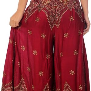 Lannaclothesdesign Palazzo Pants for Women Wide Leg Boho Harem Yoga Pants S M L XL Sizes