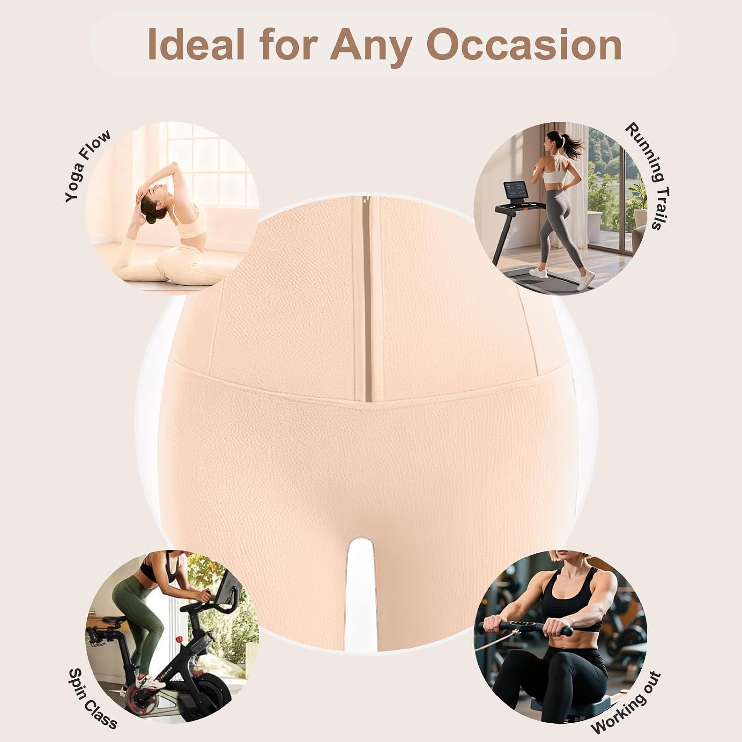 Camel Proof Seamless Underwear for Women 3 Packs No Show Invisible Cheeky Panty Liners Workout Gym Yoga Panties - Image 7