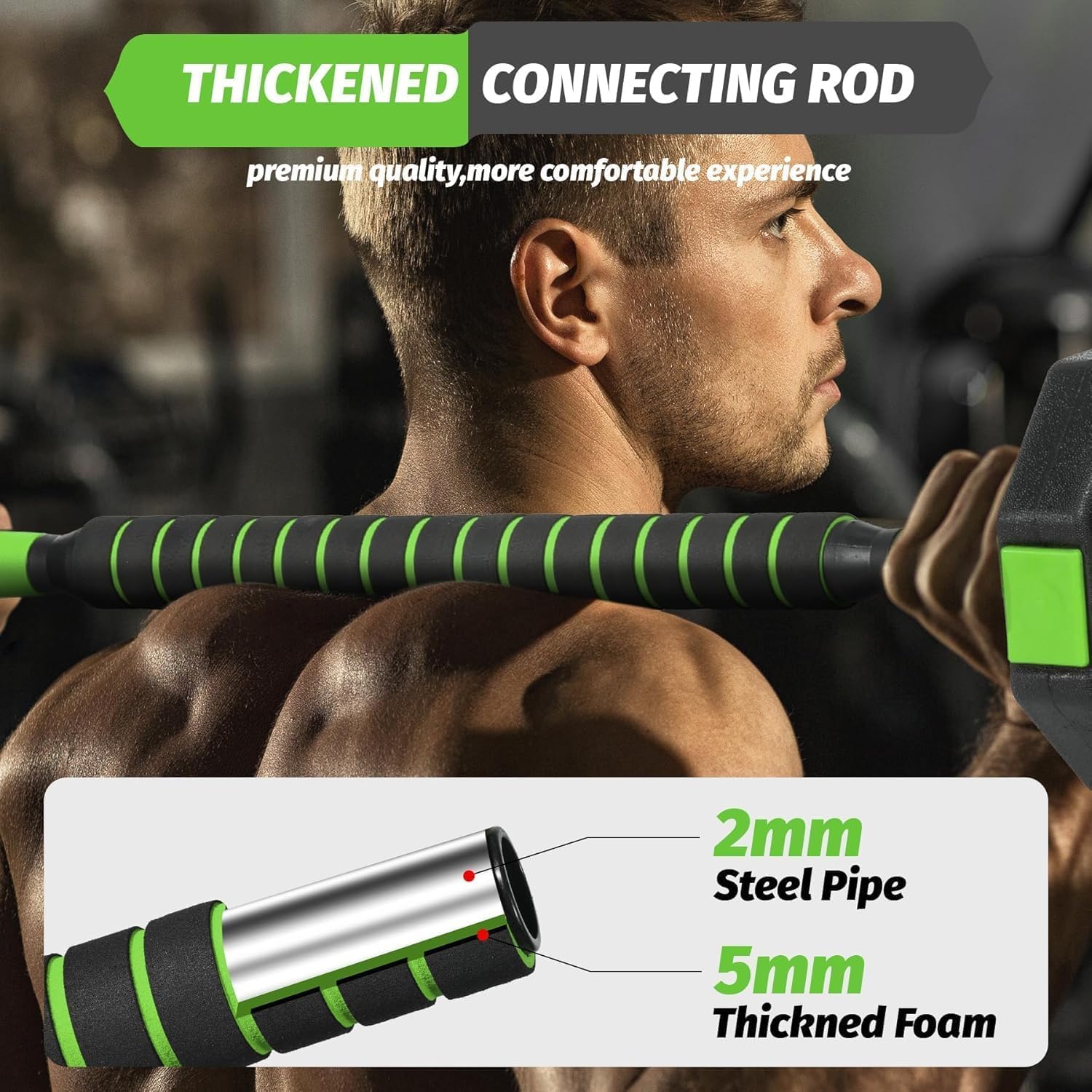 Adjustable Dumbbell Set, 44/66/88Lbs 4-in-1 Free Weights for Home Gym, Converts to Kettlebell & Barbell with Connector, Non-Slip Grip, Ideal for Men & Women Strength Training - Image 8