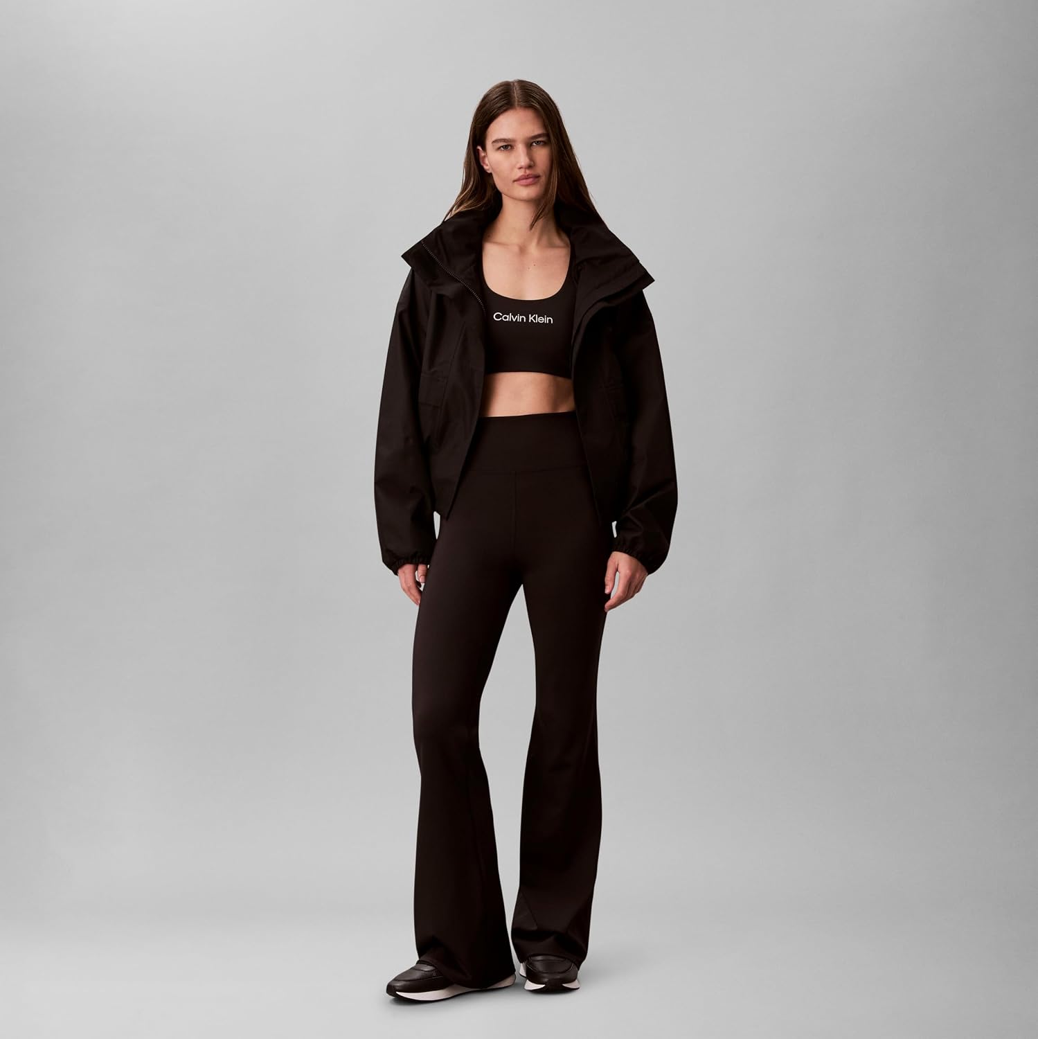 Calvin Klein Women's Performance Logo Medium Impact Sports Bra - Image 2