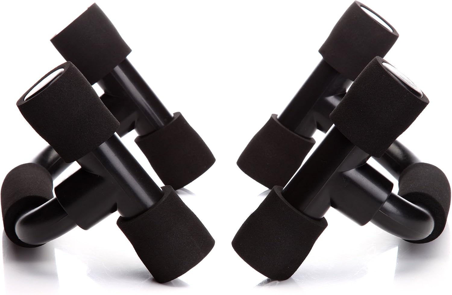 READAEER Push Up Bars Gym Exercise Equipment Fitness 1 Pair Pushup Handles with Cushioned Foam Grip and Non-Slip Sturdy Structure Push Up Bars for Men & Women - Image 8