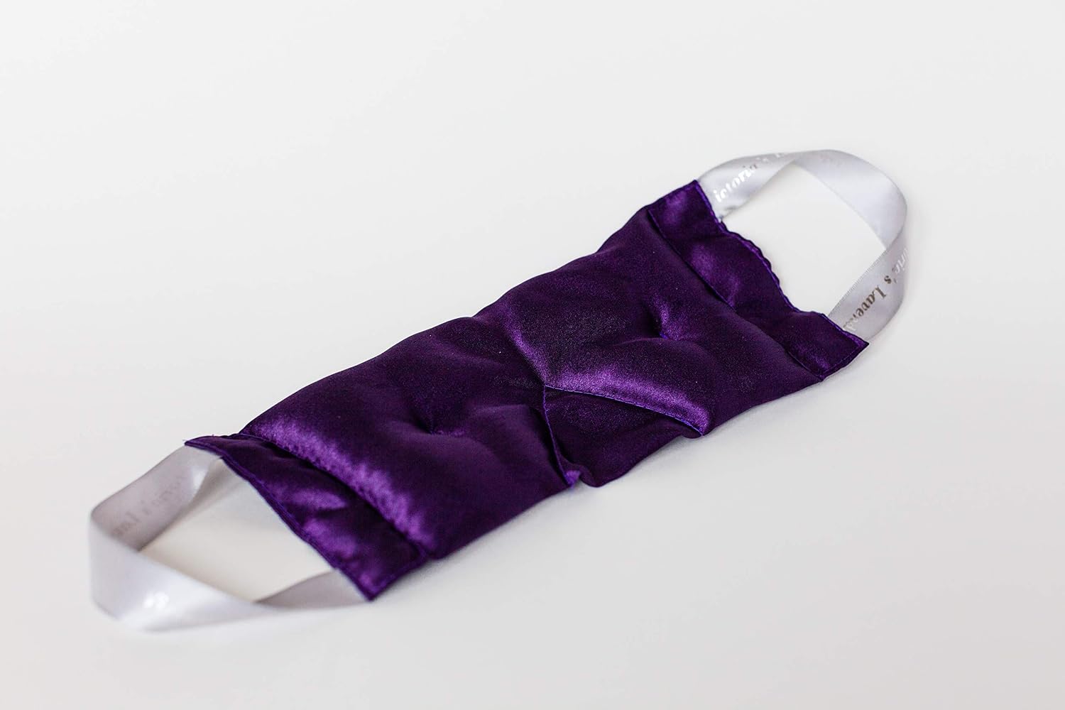 Victoria's Lavender Luxury Aromatherapy Lavender Eye Mask Pillow - Ideal for Hot or Cold Applications, Weighted Eye Compression, Meditation Silk Eye Mask, Made in the USA (Colors May Vary) - Image 6