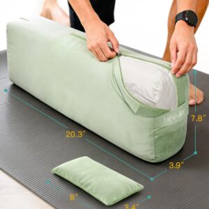 3 in 1 Yoga Bolster and Weighted Eye Pillow