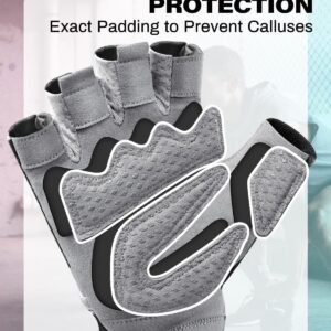 VINSGUIR Workout Gloves for Women and Men, Breathable Weight Lifting Gloves for Gym Exercise, Fitness, Training, and Cycling, with Excellent Grip and Cushion Pads