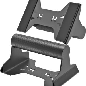 SELEWARE Push Up Bars Steel Pushup Stands Parallettes Bars Push Up Handles | Parallettes for Calisthenics, Handstand, Floor Workouts, Sturdy Steel Structure w/Non-Slip Knurled Handles, Supports 600 lbs