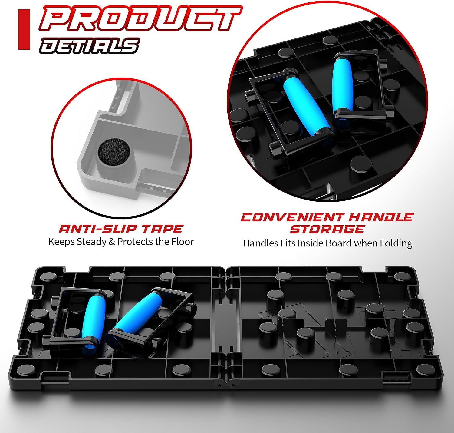 IUT Solid Push Up Board 15 in 1 Home Workout Equipment Multi-Functional Pushup Stands System Fitness Floor Chest Muscle Exercise Professional Equipment Burn Fat - Image 6