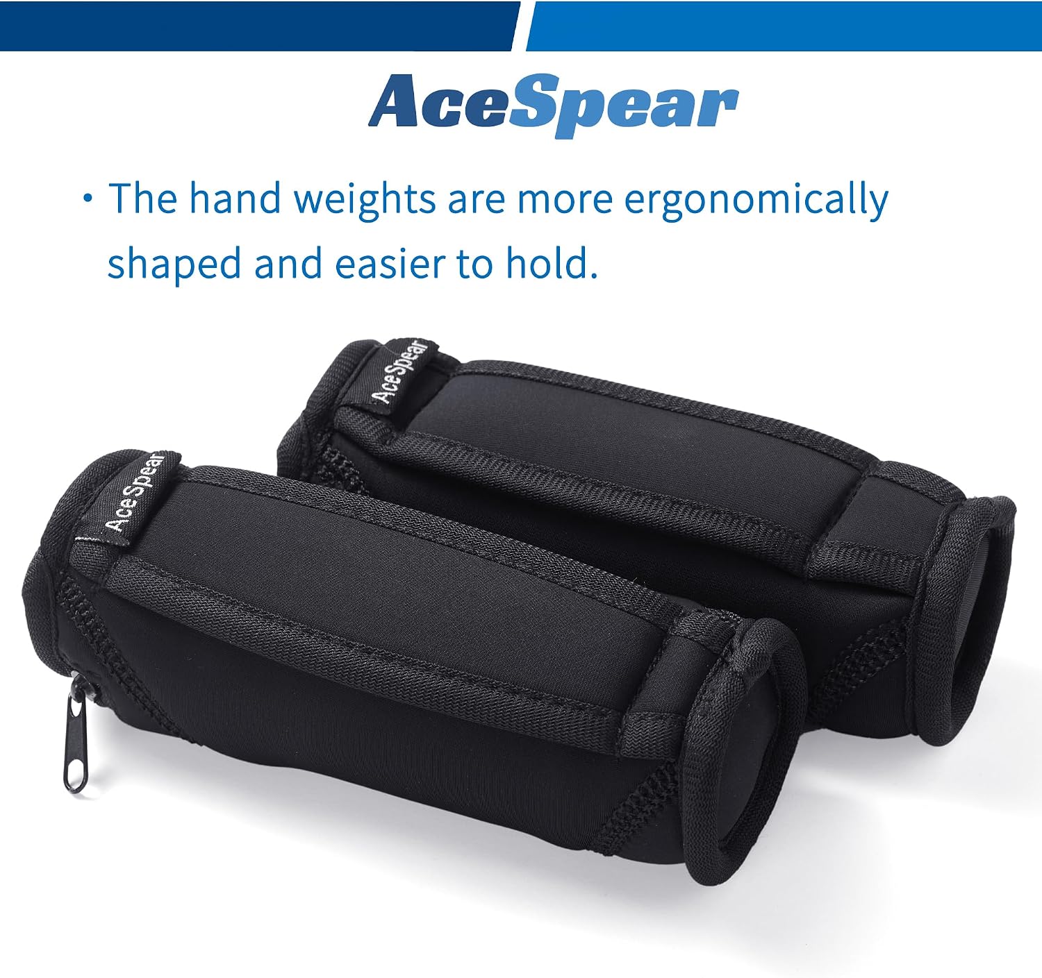 AceSpear Hand Weights for Women Men 1lb 2lbs 3lbs 4lbs Soft Dumbbells of 2, Detachable Walking Weight for Aerobics, Jogging, Running - Image 2