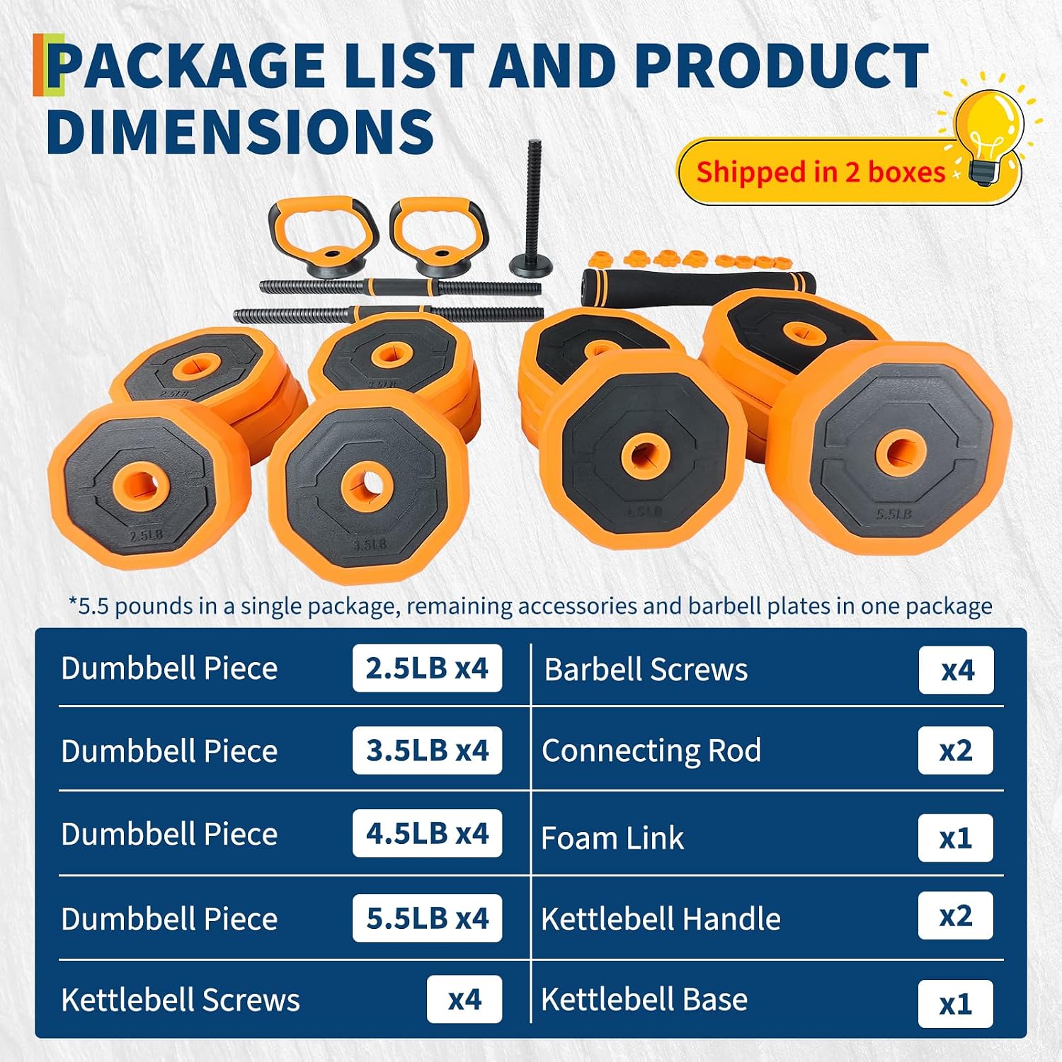 Adjustable Dumbbell Set,Weight Set As Dumbbell,Barbell,Kettlebell, Pull Up - Image 2