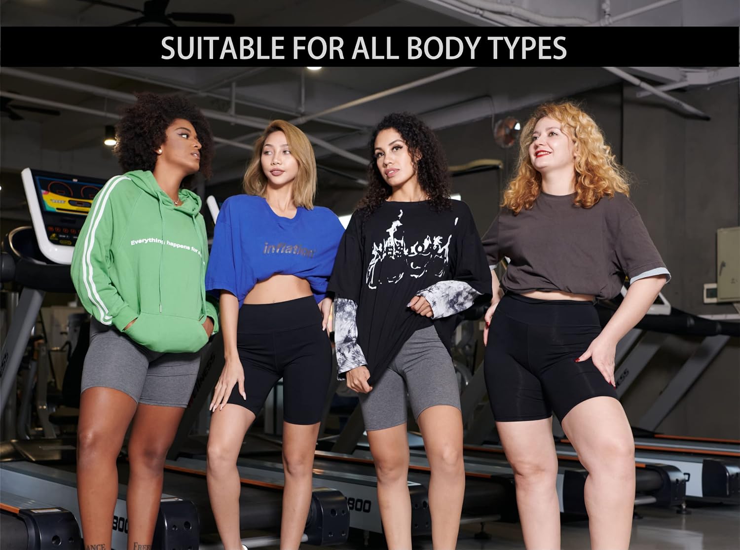 Women's High Waisted Biker Anti Chafing Cotton Slip Boy Underwear Yoga Workout Shorts - Image 3