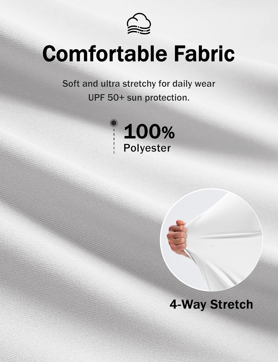 KINSWT Men's Workout Shirts Dry Fit UPF 50+ Athletic T-Shirts Short Sleeve Cooling Quick Dry Running Gym Active Tee Tops - Image 5