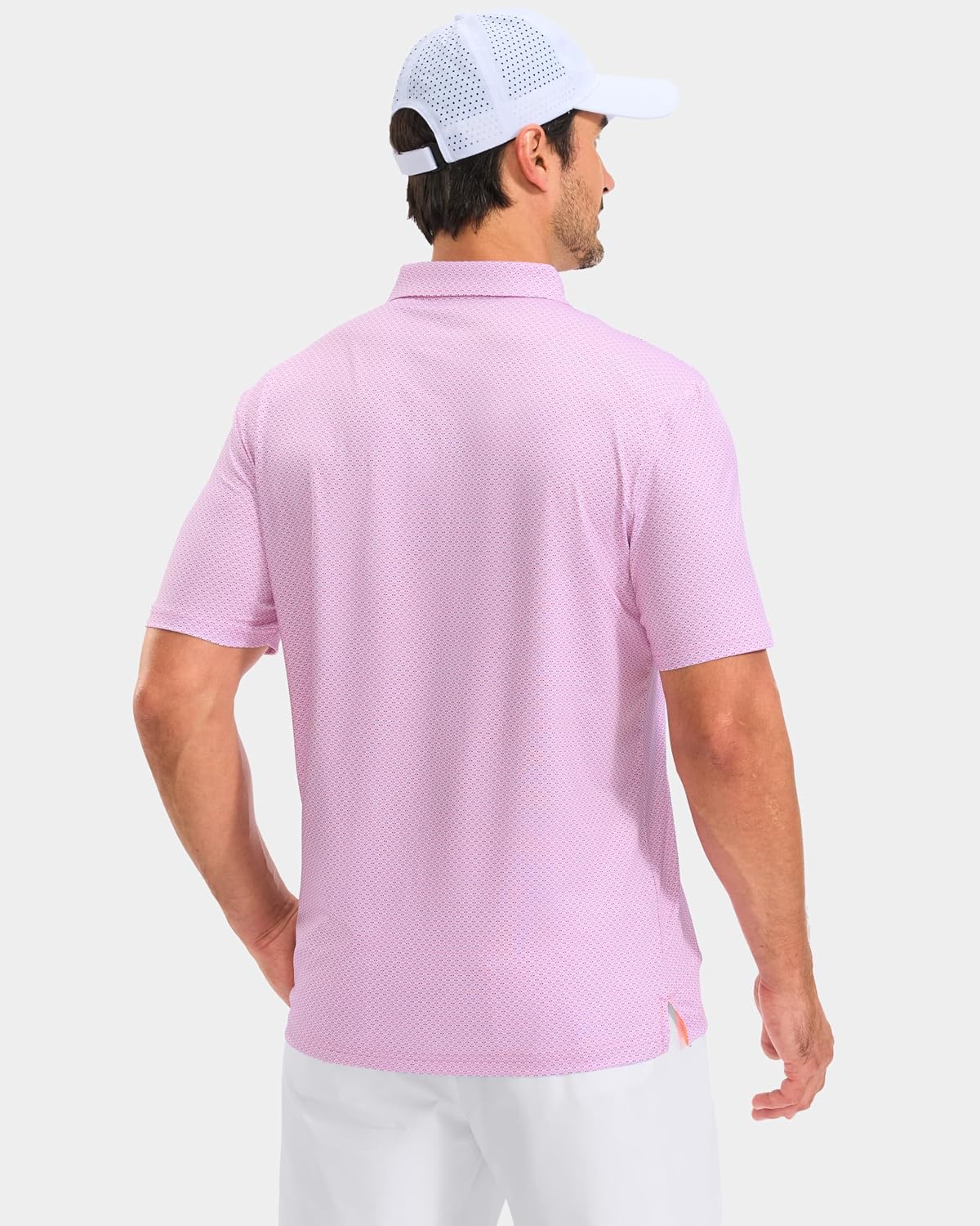 Obla Mens Golf Shirt Short Sleeve Dry Fit Moisture Wicking Performance Athletic Casual Print Collared Polo Shirts for Men - Image 4