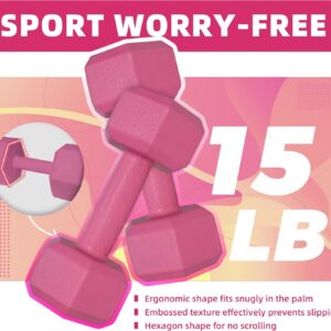 Dumbbell Hand Weight Sets 5/10/15/20/25/36lbs – 5 Colors Options – Exercise & Fitness Free Weights for Women & Men Home Gym Equipment Workouts Strength Training