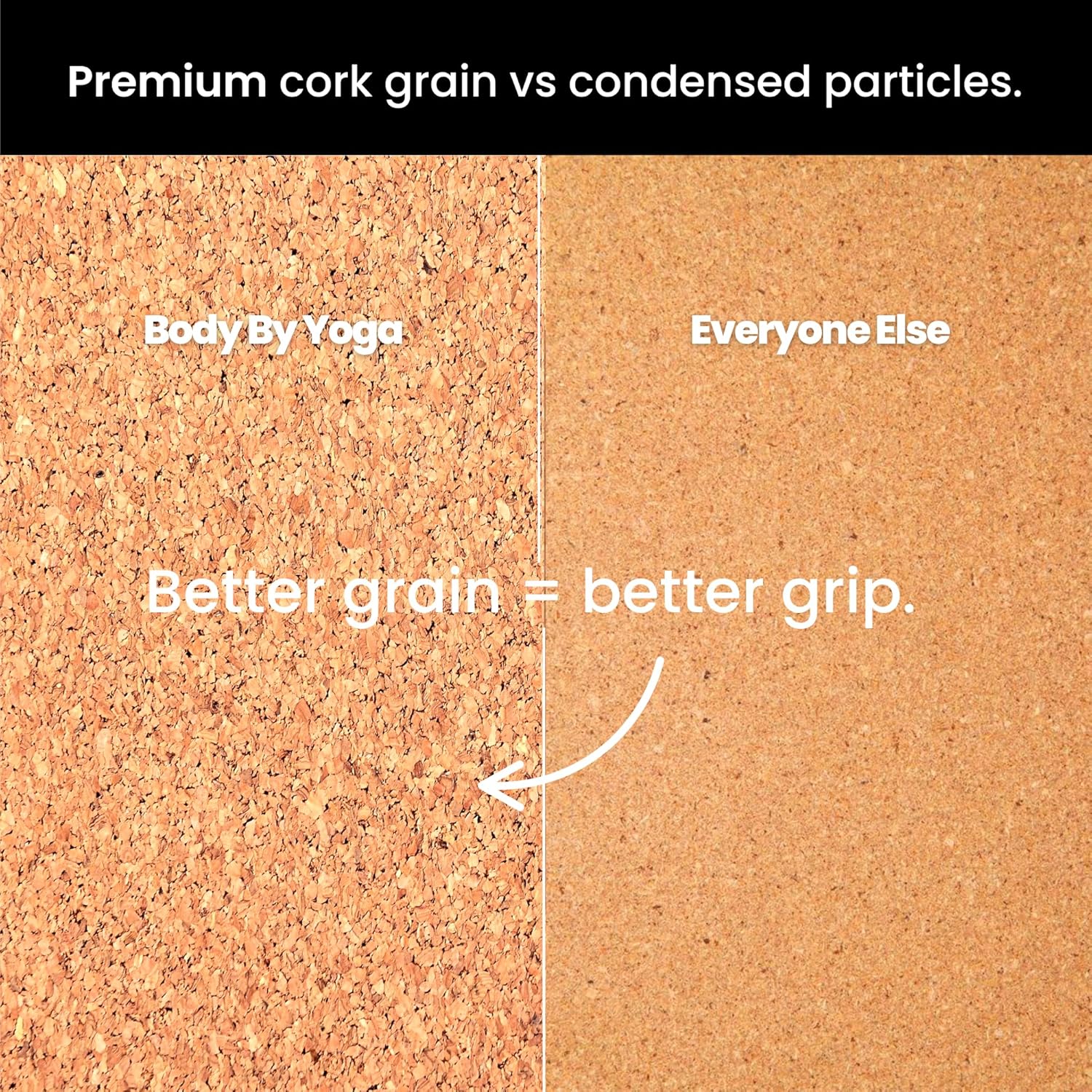 Luxury Cork Yoga Mat - Non Slip, Extra Thick Grip. Thicker, Longer, and Wider for More Comfort and Support. Tough Enough For Hot Yoga. Natural, Non Toxic, and Eco Friendly. Optional Alignment Lines. - Image 7