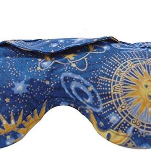Nature’s Approach Lavender Eye Pillow, Satin-Backed, Assorted | Weighted lavender herb-fill eye mask with satin backing for rest, relaxation & sinus comfort