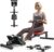DlandHome Rowing Machine for Home, Professional Indoor Rowers with 12 Levels of Resistance, Indoor Exercise Rower Machine with Digital Monitor, Comfortable Seat Cushion