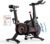 YESOUL Exercise Bike for Home – Silent Magnetic Resistance Stationary Bike with Stable Triangle Frame, 300 lbs Capacity, Dual-Stage Drive & Alloy Flywheel, Smart App with Scenic Routes & Live Classes