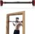 Pull Up Bar for Doorway, Strength Training Chin Up Bars, Workout Adjustable Portable Training Pull-Up Bars, Max Limit 440 Lbs Upper Body Fitness Pullup Bars for Home (Black-Red)