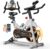 Exercise Bike, pooboo Stationary Bike for Home Gym, Magnetic Resistance Indoor Cycling Bike w/Bluetooth Comfortable Seat Cushion & Tablet Mount, Silent Belt Drive Indoor Bike for Cardio Workout