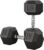 Garvee 5-50 LB Hex Dumbbell Set of 2, Hand Weights Dumbbells Pair with Cast Iron Core, Rubber Encased Coating and Textured Carbon Steel Handle for Home Gym Strength Training