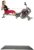Sunny Health & Fitness Phantom Hydro Water Rowing Machine, Silver SF-RW5910 + Home Gym Foam Floor Protector Mat