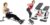 Sunny Health & Fitness Advanced Mini Home Steppers with Resistance Bands – SF-S0978 + Sunny Health & Fitness 12 Adjustable Resistance Rowing Machine Rower w/Digital Monitor