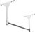 Wall or Ceiling Mount Pull Up Bar with 48” Straight Bar and 22” Risers, Double Wall Mounting Plates Fit 16” or 24” Studs and Joists by Ultimate Body Press