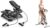 Sunny Health & Fitness 2-in-1 Premium Power Stepper with Resistance Bands + Upright Row-N-Ride Rowing Machine, Horse Riding Machine for Home Gym Use